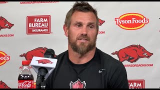 Arkansas Strength Coach Ben Sowders Press Conference [upl. by Madaras]