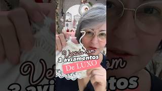 3 Aviamentos de Luxo para vestido de boneca 👗 Assista ao vídeo 💕 [upl. by Serilda]