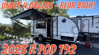 2023 Rpod 192  Lightweight Under 4000LB Rear Bath Travel Trailer [upl. by Yerdna]