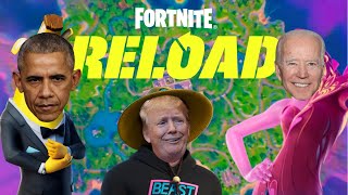 US Presidents Play Fortnite Reload [upl. by Sokil]