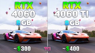 RTX 4060 vs RTX 4060 Ti  Test in 10 Games [upl. by Arakihc]