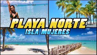 PLAYA NORTE Beach Walk  Isla Mujeres  Mexico 4k [upl. by Esiole]