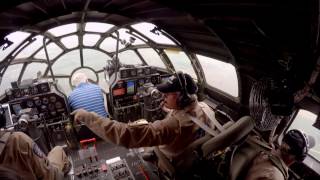 Crawl through a B29 Superfortress IN FLIGHT  RealTime procedures  ATC  Oshkosh AirVenture [upl. by Yrad701]