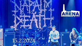 Napalm Death Live Arena Wien 2024 [upl. by Doerrer97]