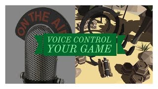 HowTo Use Voice Control  Commands in your Unity3D Game [upl. by Nyl]