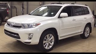 2013 Toyota Highlander Hybrid Limited Review [upl. by Mirabella953]