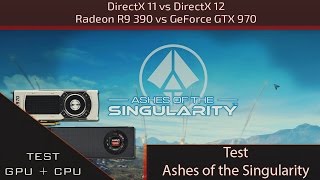 DirectX 12 vs DirectX 11  test w Ashes of the Singularity [upl. by Serena]