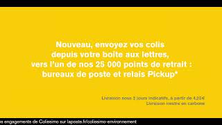 Envoyez vos Colissimo depuis votre boite aux lettres vers un point de retrait La Poste [upl. by Alial]