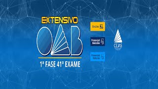 OAB 1ª Fase  41° Exame [upl. by Pricilla]