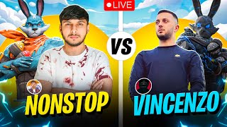 VINCENZO 🇦🇱 vs SMOOTH444 🇮🇳 4x4 CLASH SQUAD 💪 nonstopgaming  free fire live [upl. by Laughton]