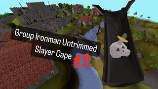 Old School RuneScapes rarest skill cape  GIM Untrimmed Slayer Cape Ep 1 [upl. by Polito]