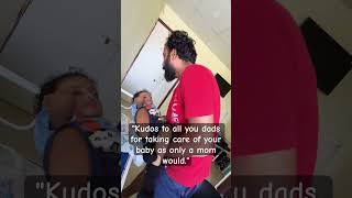 Dad taking care of hospitalised babybabyshorts short shortvideo shortsvideoshortsfeed newborn [upl. by Ifen]