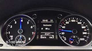 VW Passat R36 Variant 300 PS 0100 kmh acceleration [upl. by Viole176]