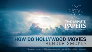 How Do Hollywood Movies Render Smoke  Two Minute Papers 127 [upl. by Ybrek638]