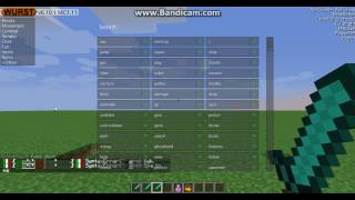 Most  Commands on wurst Minecraft [upl. by Itram]