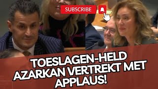 Toeslagenheld Azarkan vertrekt met APPLAUS [upl. by Scholz]