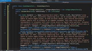 Creating ASPNet Core 30 eShop Candy Repository 939 [upl. by Pallas582]