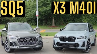 2024 BMW X3 M40i VS 2024 Audi SQ5 [upl. by Garner648]