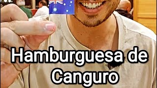 Pruebo hamburguesa de Canguro 🍔🦘 [upl. by Name892]