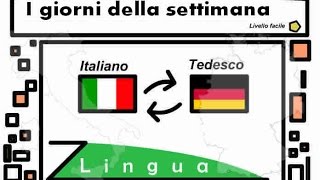 I giorni della settimana  Tedesco [upl. by Michaelina862]