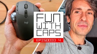 RECENSIONE Logitech MX Ergo Trackball  FUN WITH CAPS EP4 [upl. by Nauqal946]