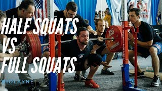 Half Squats VS Full Squats [upl. by Jobyna]