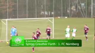 U17Derby SpVgg Greuther Fürth  1 FCN 11 [upl. by Anerres]