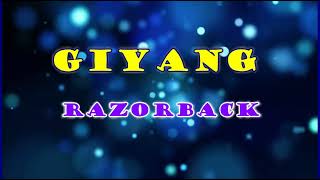 Giyang  Razorback karaoke [upl. by Notaes523]