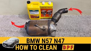 How to clean DPF filter Diesel Particulate Filter Blocked DPF removed amp cleaned BMW N47 cleaning N57 [upl. by Rowell]