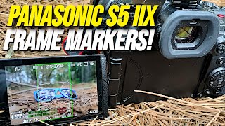 EASY Panasonic S5 IIX Frame Marker Setup [upl. by Htebazileyram]