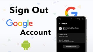 How to sign out from a google account on android phone [upl. by Erina]