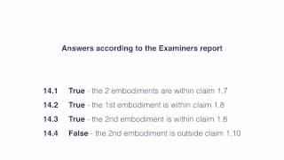 Patent Claim Analysis 2015 EQE preexam [upl. by Grati278]