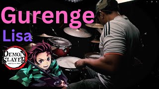 Gurenge  Lisa Drum Cover  Ed Catalan II Demon Slayer Soundtrack [upl. by Huntingdon]