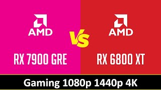 RX 7900 GRE 16GB vs RX 6900 XT 16GB  PC Gaming Benchmark Tested [upl. by Ahsekram770]