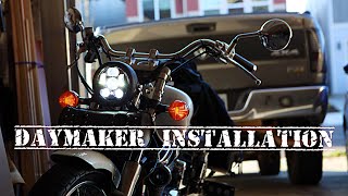 Honda Shadow Daymaker Installation [upl. by Benjie223]