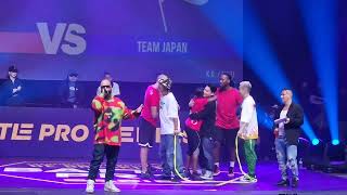 final battle crews free style 2022😎 team japan vs team france 💥👌🍟 congratulations 🎊 japan [upl. by Eceinehs857]