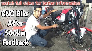 Bajaj Freedom 125 CNG Bike 500km complete  vlog bajaj motovlog [upl. by Tobiah]