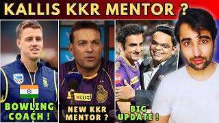 IPL 2025 News Jacques Kallis New KKR Mentor  Morne Morkel India Bowling Coach  Champions Trophy [upl. by Haggi]