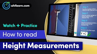 LearningTools Reading Height Measurements on a Physician Mechanical Beam Scale with Height Rod [upl. by Asit195]