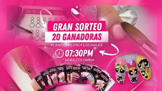 🎊GRAN SORTEO Pack de Plantillas Profesionales de Practica para Uñas  20 GANDORAS🎊 [upl. by Amr]