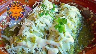 Enchiladas Verdes de Pollo [upl. by Ecirehc]