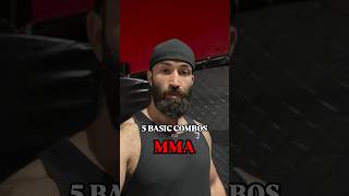 MMA TRAINING  5 BASIC COMBOS FOR MMA [upl. by Ennail831]