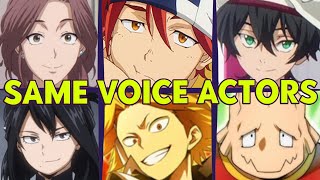 SK8 the Infinity All Characters Japanese Dub Voice Actors Seiyuu Same Characters My Hero Academia [upl. by Delinda]