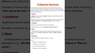 cohesive devicesgrammatical analysis of discourseliterary notes [upl. by Suzanne]