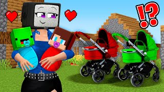 JJ and MIKEY Were ADOPTED By TV WOMAN POLICE in PRISON Mikey and JJ are ORPHANS Minecraft  Maizen [upl. by Casta511]