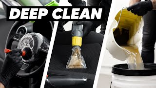 Audi A1 Interior DEEP CLEAN  Auto Detailing [upl. by Orelu827]