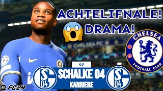 Absoluter KRIMI im CLACHTELFINALE 😱🥶🚨 Schalke Karriere 63  EA FC 24 [upl. by Ahsenra442]