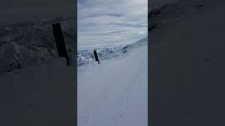 New Zealand  Cardrona ski cruising view of Southern Alps [upl. by Enileuqcaj]