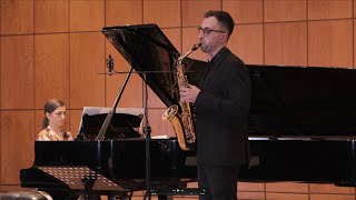 Classicpair  R Muczynski  Sonata for Alto Saxophone and Piano Op 29 [upl. by Maroney]