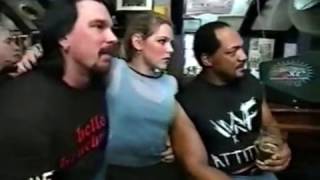 Farooq amp Bradshaw get called out by city locals in a bar  WWF RAW is WAR 11081999 [upl. by Atilrahc]